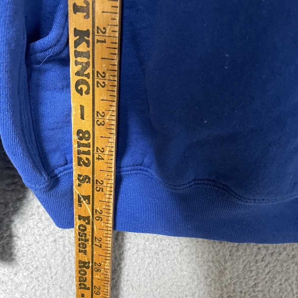 Russell Athletic Reno Huskies Nevada Track and Field Hoodie Blue Medium Vintage - Picture 4 of 13